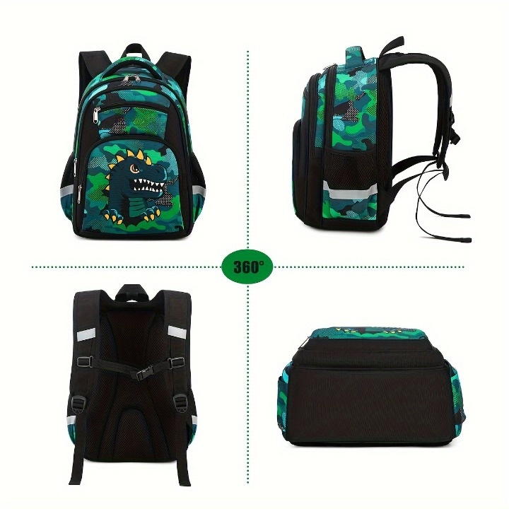 Mochila Infantil Estampa de Dinossauro