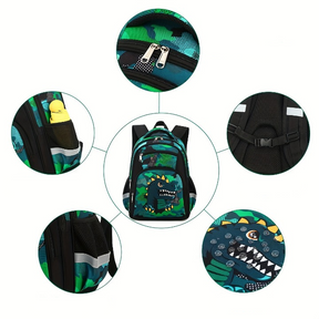 Mochila Infantil Estampa de Dinossauro