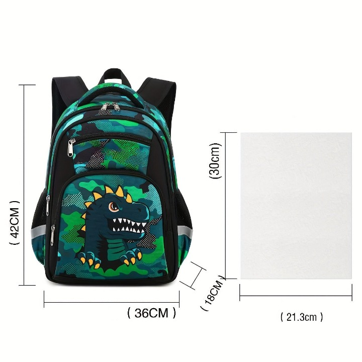 Mochila Infantil Estampa de Dinossauro