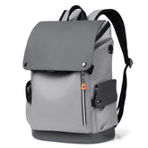 Mochila inteligente impermeável com porta USB, design moderno unissex para trabalho, viagem e uso diário.